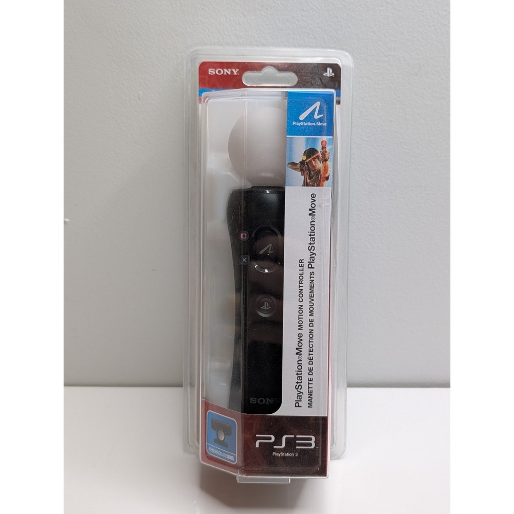 Sony Move Motion Controller Black Playstation 3 PS3 CECH-ZCM1U